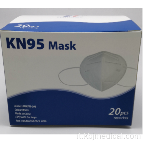 Maschera KN95 a 5 strati ideale per la protezione del viso
